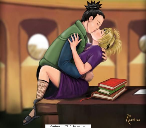 13. s-au gasit si ei unde sa se sarute credeti ca se potriveste shikamaru cu temari?