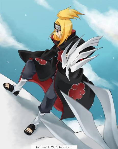 trei poze deidara