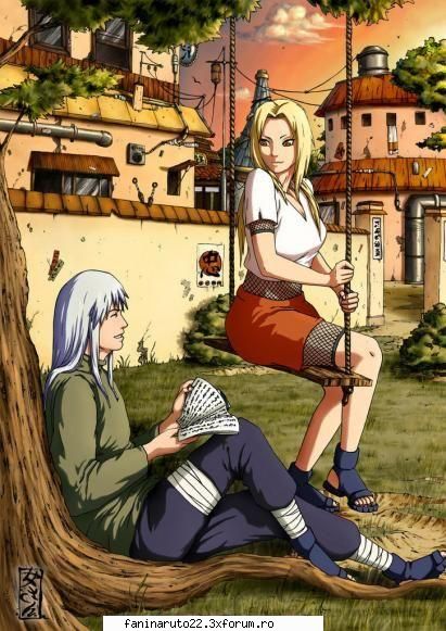 2 poze cu tsunade